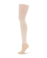 Capezio Big Girls Footless Tight with Self Knit Waist Band