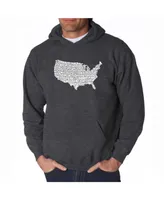 La Pop Art Men's Word Hooded Sweatshirt - The Star Spangled Banner