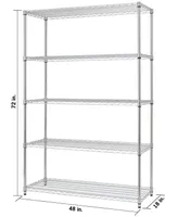 Trinity 5-Tier Wire Shelving Rack