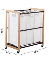 Trinity 3 Bag Laundry Cart