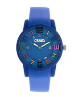 Crayo Unisex Festival Silicone Strap Watch 41mm