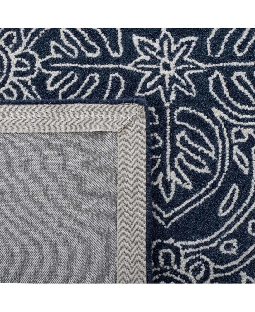 Lauren Ralph Lauren Etienne LRL6603N Navy and Ivory 2'6" X 4' Area Rug