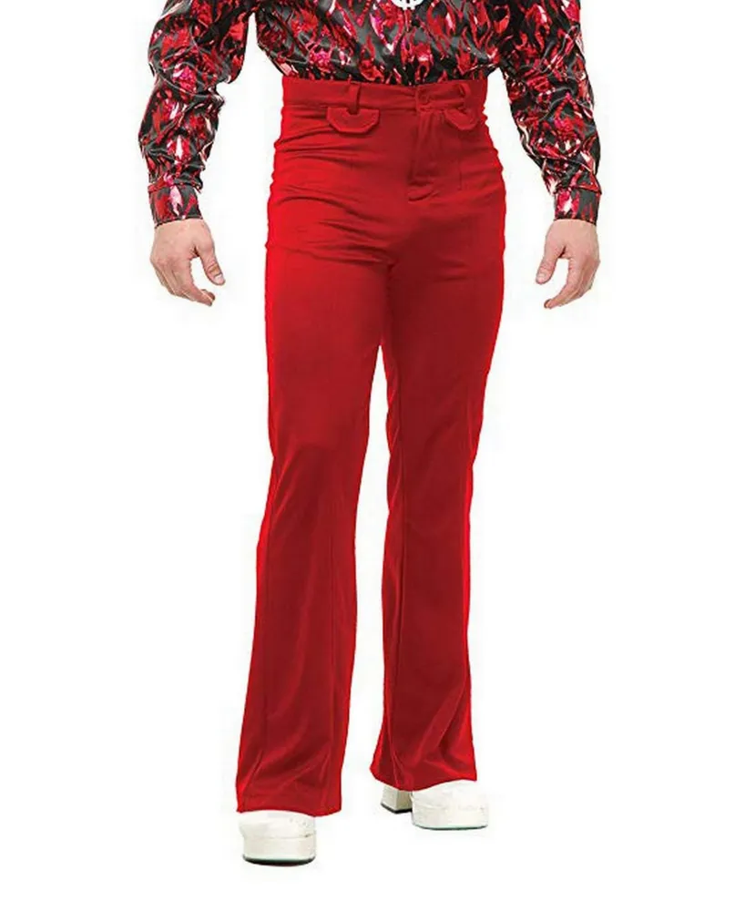 BuySeasons Men's Disco Pants Red