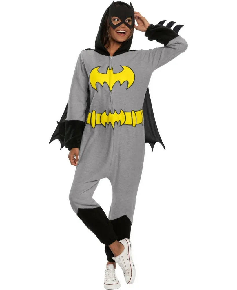 BuySeasons Women's Dc Super Heroes Batgirl Adult Onesie Adult Costume