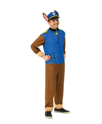 BuySeasons Men's Paw Patrol Chase Adult Jumpsuit Adult Costume