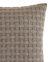 Nautica Saybrook Knit Yarn Dye Cotton Decorative Pillow, 16" x 16"