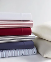 Nautica Coleridge Stripe Cotton Percale -Piece Sheet Set