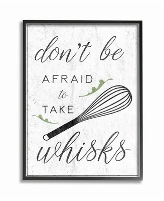 Stupell Industries Kitchen Take Whisks! Framed Giclee Art, 11" x 14"