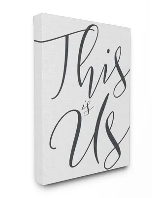 Stupell Industries This is Us Typography Canvas Wall Art