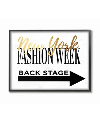 Stupell Industries New York Fashion Week Backstage Framed Giclee Art, 11" x 14"
