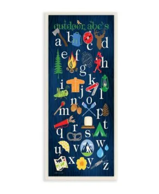 Stupell Industries Outdoor Abcs Wall Art Collection