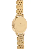 Olivia Burton Women's Gold-Tone Stainless Steel Bracelet Watch 30mm