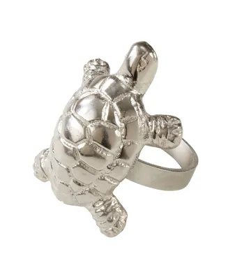 Saro Lifestyle Turtle Dinner Napkin Ring, Set of 4