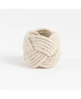 Saro Lifestyle Braided Jute Napkin Ring, Set of 4