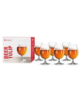 Spiegelau Beer Classics Tulip Glasses, Set of 6, 15.5 Oz