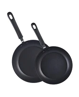 Cook N Home Nonstick Saute Fry Pan (8"/9.5") 2 Piece Professional Hard Anodized Frying Pan Cookware Sets