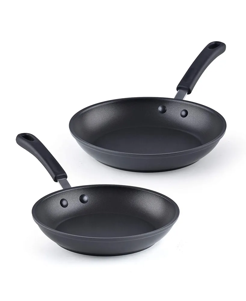 Cook N Home Nonstick Saute Fry Pan (8"/9.5") 2 Piece Professional Hard Anodized Frying Pan Cookware Sets