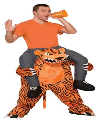Buy Seasons Men's Ride a Tiger Costume