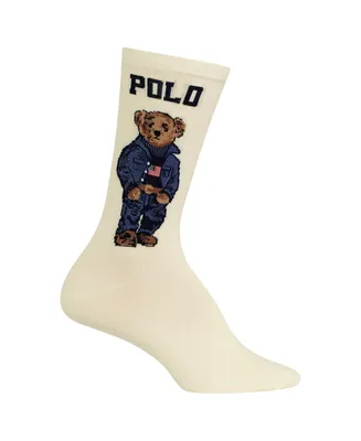 Polo Ralph Lauren Women's Americana Polo Bear Crew Socks