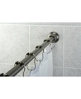 Kingston Brass 72-inch Tension Shower Rod with Decorative Flange