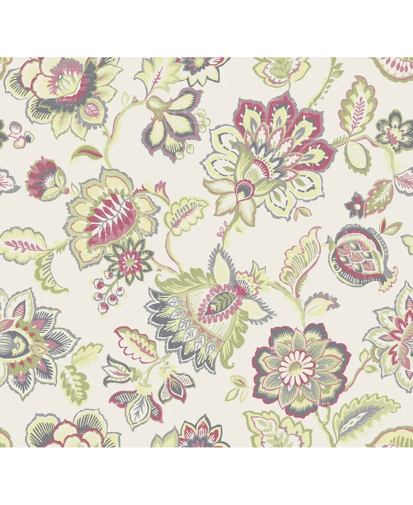 MN1914 - Seaside Jacobean Wallpaper- Mediterranean by York