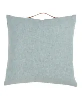 Saro Lifestyle Handle Chenille Decorative Pillow, 18" x