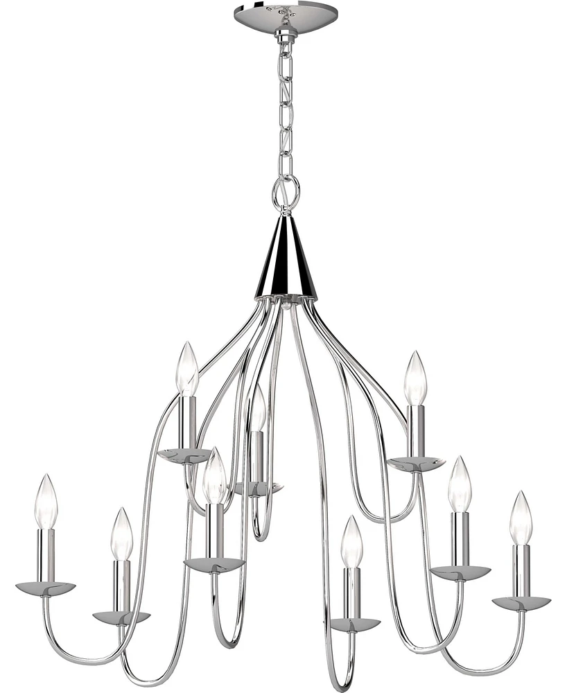 Volume Lighting Windsor 9-Light Hanging Chandelier