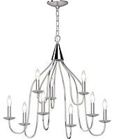 Volume Lighting Windsor 9-Light Hanging Chandelier
