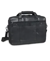 Mancini Buffalo Collection Double Compartment Laptop Briefcase