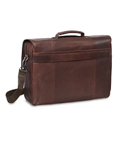 Mancini Buffalo Collection Porthole Laptop/ Tablet Briefcase