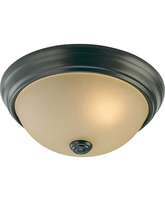 Volume Lighting Trinidad 2-Light Flush Mount Ceiling Fixture