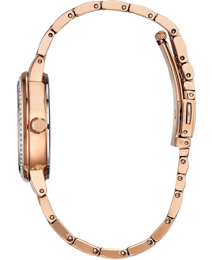 Bulova Women's Phantom Two-Tone Stainless Steel & Crystal Bracelet Watch 32.5mm