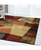 Global Rug Designs Yorba YOR01 Brown 5'3" x 7'2" Area Rug