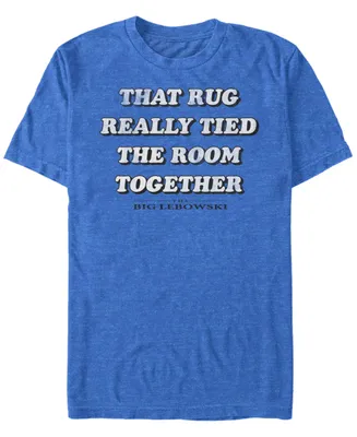 The Big Lebowski Men's Rug Really Tied Room Together Short Sleeve T-Shirt