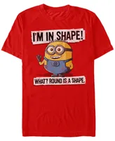 Minions Illumination Men's Despicable Me I'M Shape Short Sleeve T-Shirt