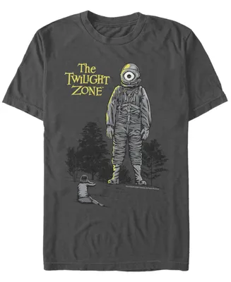 Twilight Zone Cbs Men's Look Up At Laser Eye Short Sleeve T-Shirt