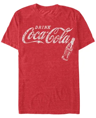 Coca-Cola Men's Retro Coke Bottle Short Sleeve T-Shirt
