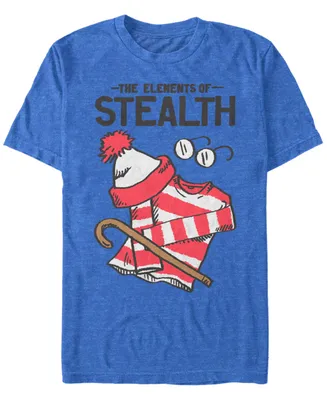 Where's Waldo? Men's Elements Of Stealth Short Sleeve T-Shirt