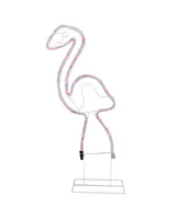 Northlight Flamingo Led Rope Light Silhouette Summer Outdoor Decoration