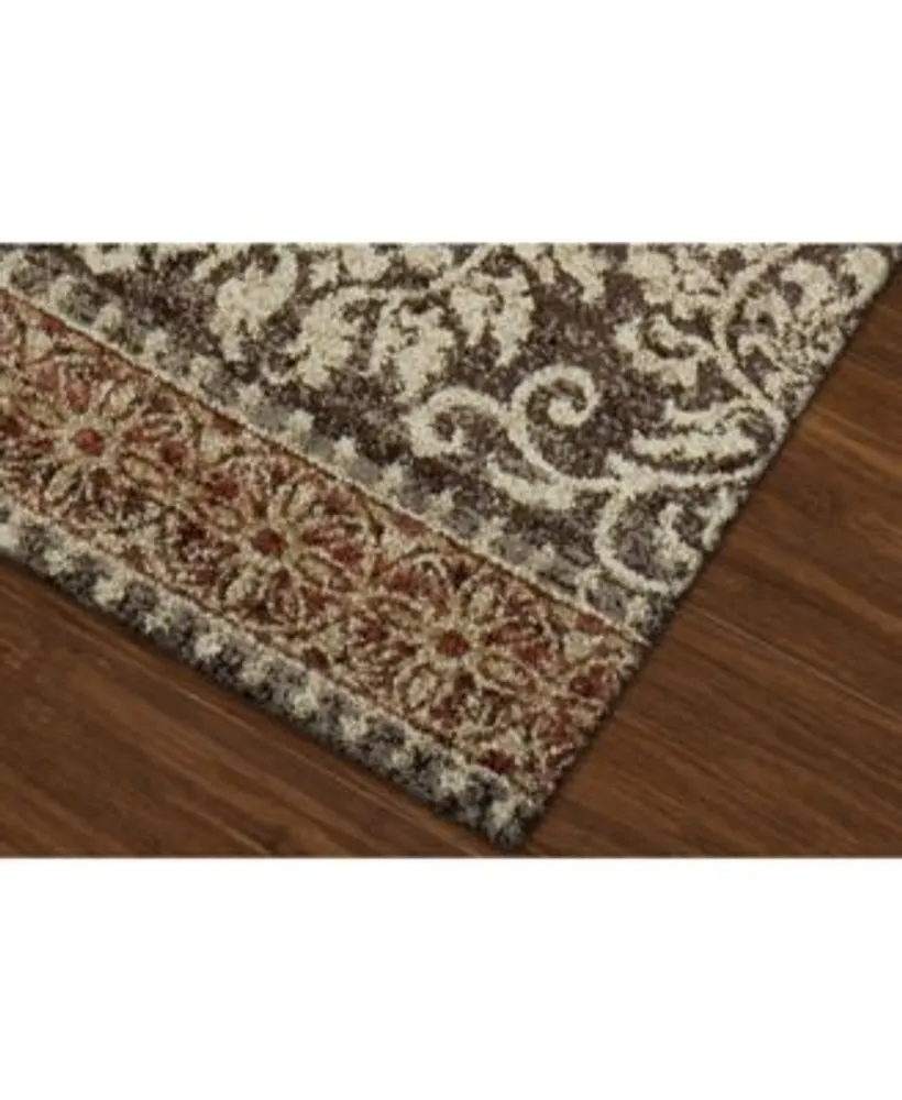 D Style Alanna Ala6 Chocolate Area Rug Collection