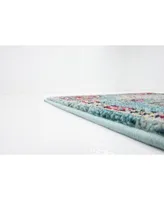 Bayshore Home Sana San1 Light Blue Area Rug Collection