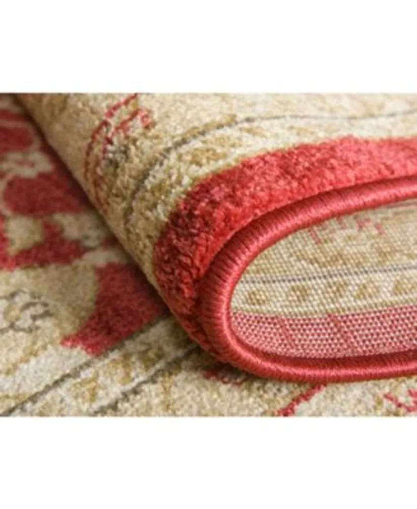 Bayshore Home Orwyn Orw9 Red Area Rug Collection