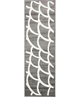 Bayshore Home Politan Pol7 Gray Area Rug Collection