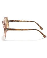 Ray-Ban Women's Sunglasses, RB1973 Square Ii - Trasparent Light Brown