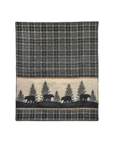 American Heritage Textiles Bear Walk Decorative Throw, 50" x 60"