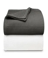 Vera Wang Waffleweave Blanket