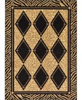 Bayshore Home Maasai Mss6 Light Brown Area Rug Collection