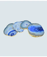 Nature's Decorations - Agate Gnarled Coasters, Set of 4