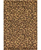 Bayshore Home Maasai Mss2 Light Brown Area Rug Collection