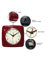 Infinity Instruments Square Wall Clock